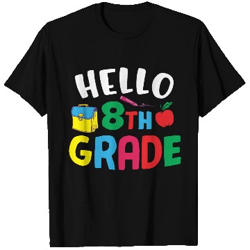 Discover Hello 8th Grade Back To School T Shirts