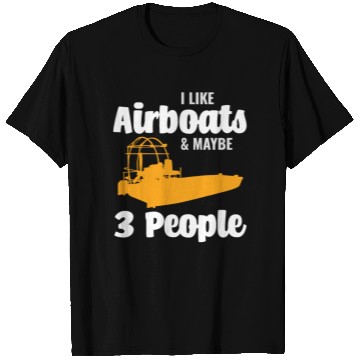 Discover Airboat Fanboat Airboating Planeboat Swamp boat T Shirts