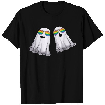 Discover Funny Ghosts LGBT Rainbow Gay Pride T Shirts