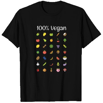 Discover 100 % vegan - vegan lifestyle T Shirts