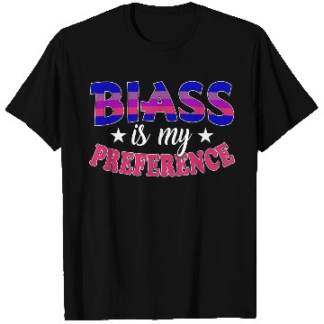 Discover Biass Is My Preference LGBTQ Bisexual Pride Flag T Shirts