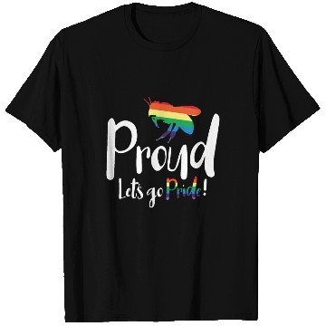 Discover Bee Proud Let's Go Pride! LGBTQ Pride Month Gay T Shirts
