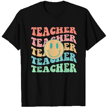 Discover Retro Teacher Inspirational Colorful Elementary T Shirts