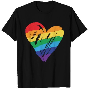 Discover Rainbow Heart - LGBTIQ Gay Pride CSD Queer T Shirts