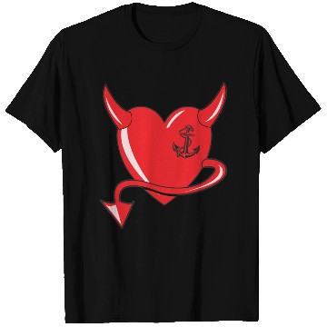 Discover Red Heart - Devil Heart - Anchor - Gift T Shirts