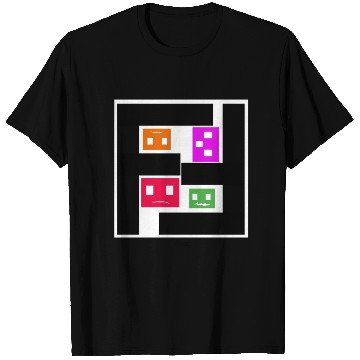 Discover Geometric Cubes In Game - multi-sided cubes T Shirts