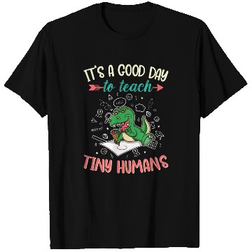 Discover Good Day To Teach Tiny Humans Elementary Teacher T Shirts