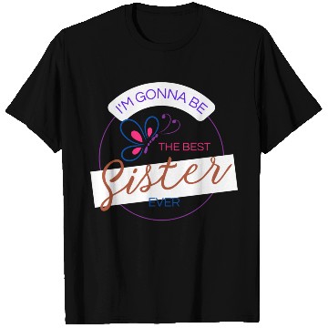 Discover Modern Cool Trendy Big Sister Brother T Shirts
