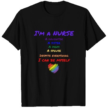 Discover Rainbow Nurse T Shirts