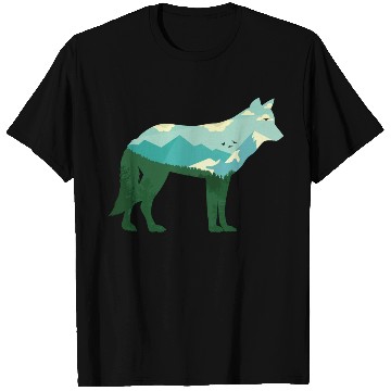 Discover Mountain Wolf T Shirts
