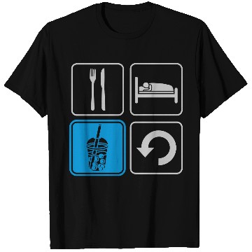 Discover Boba Tea Repeat daily T Shirts