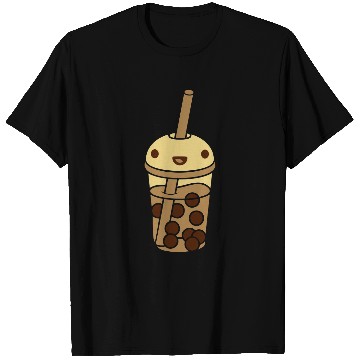 Discover anime face bubble tea T Shirts