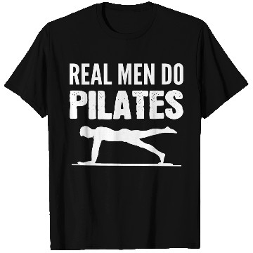 Discover Real Men Pilates Gym Buddy Gift T Shirts