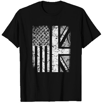 Discover American Flag British Flag US UK Stars Stripes T Shirts