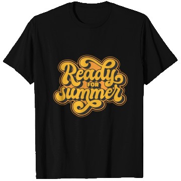 Discover summer retro lettering T Shirts