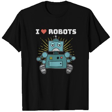 Discover Robotics Love Robots Boys Robot T Shirts