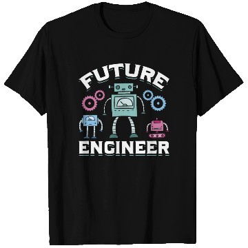 Discover Robot Future Engineer Boys Robotics T Shirts