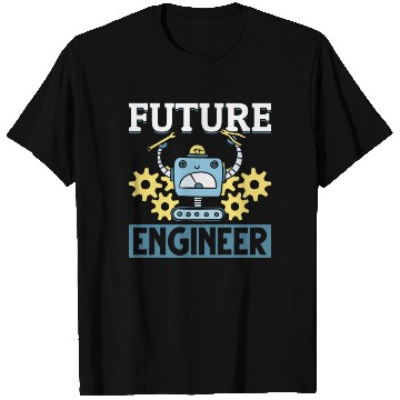 Discover Future Engineer Robotics Boys Robot T Shirts