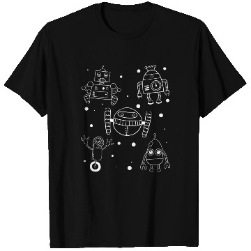 Discover Robotics Kids Robots Boys Robot Children T Shirts