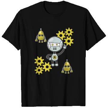 Discover Children Robotics Kids Robots Boys Robot T Shirts