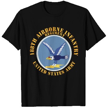 Discover Army 188th Airborne Infantry Regiment SSI X 300 T Shirts