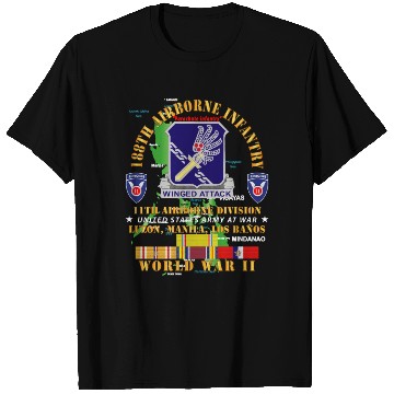 Discover Army 188th Airborne Infantry The Philippines WWII T Shirts