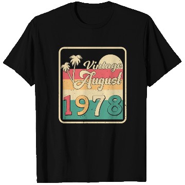 Discover 1978 August Gift Idea T Shirts