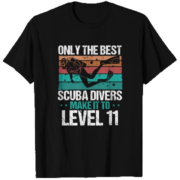 Discover 11 Scuba Diving Level 11 Year Diver Snorkeling T Shirts