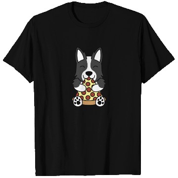 Discover Border Collie Pizza Lover T Shirts
