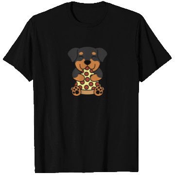 Discover Rottweiler Pizza Lover T Shirts