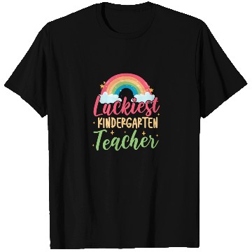 Discover Luckiest Kindergarten Teacher Rainbow T Shirts