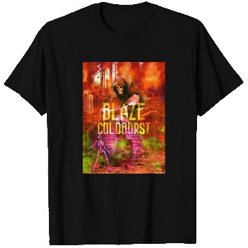 Discover Blaze Goldburst Fantasy Book Demon Ghost T Shirts