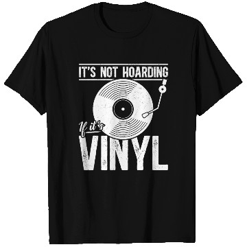 Discover Vinyl Record Lover Music DJ T Shirts