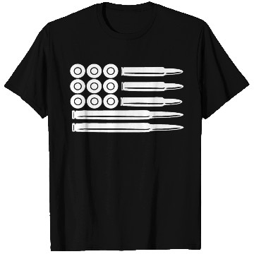 Discover Stars Stripes Bullets Guns Ammo America Clothing T Shirts