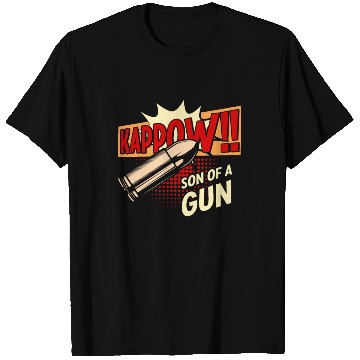 Discover Kappow Bullets Gun Explosion Big bang Aesthetic T Shirts