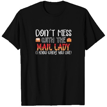Discover Postal Worker Mail Lady Mail Carrier Postal T Shirts