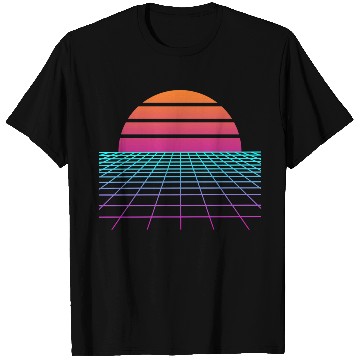 Discover Synthwave Sunset Painter Gift T Shirts