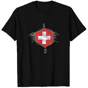 Discover Switzerland flag proud T Shirts