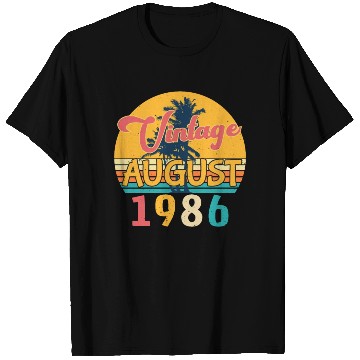 Discover Building Year 1986 In August T Shirts