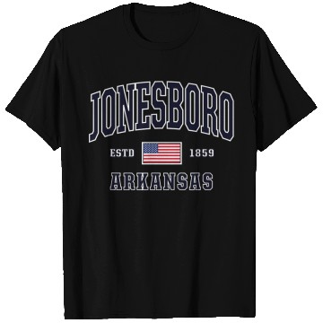Discover USA FLAG Stars Stripes Jonesboro Arkansas T Shirts