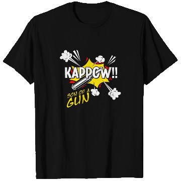 Discover Kappow Bullets Gun Explosion Big bang Aesthetic T Shirts