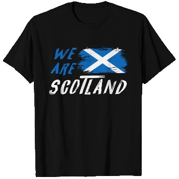 Discover We are Scotland flags design T Shirts