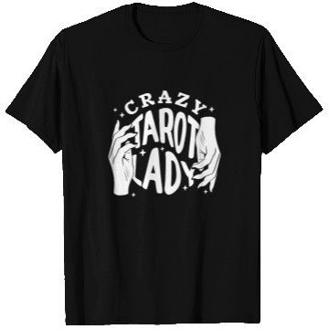 Discover Divination Crazy Tarot Lady Crystal Ball Tarot T Shirts