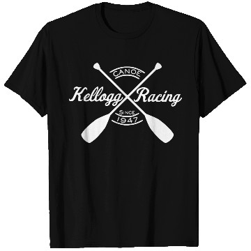 Discover Kellogg Canoe Racing -WHITE T Shirts