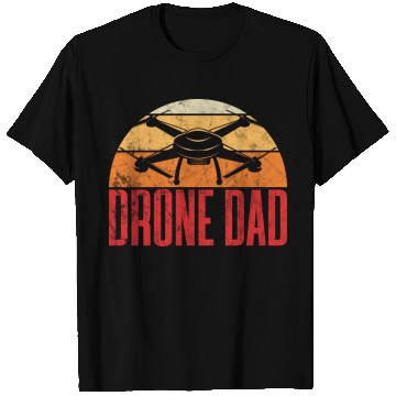 Discover Funny Drone Pilot Drone Dad Quadcopter T Shirts