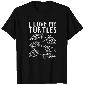 Discover Cute Turtle Lover Sea Turtles I Love My Turtles T Shirts