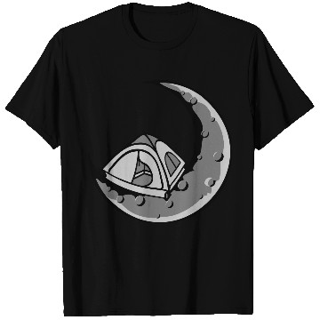 Discover moon camping tent universe T Shirts