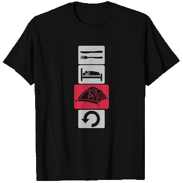 Discover nature camping daily repeat T Shirts
