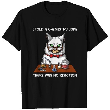 Discover Cat Chemistry Science Teacher Funny T Shirts