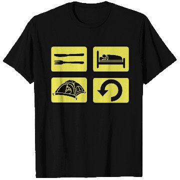 Discover wilderness camping daily repeat T Shirts